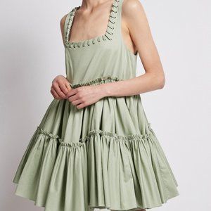 Aje Hush Mini Dress in Bamboo Green Size 2- worn once